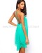 Chiffon Bareback Midi Dress